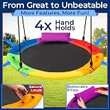 SereneLife Tree Swing Seat Large 102 cm Rainbow Saucer Swing 318 kg view 2