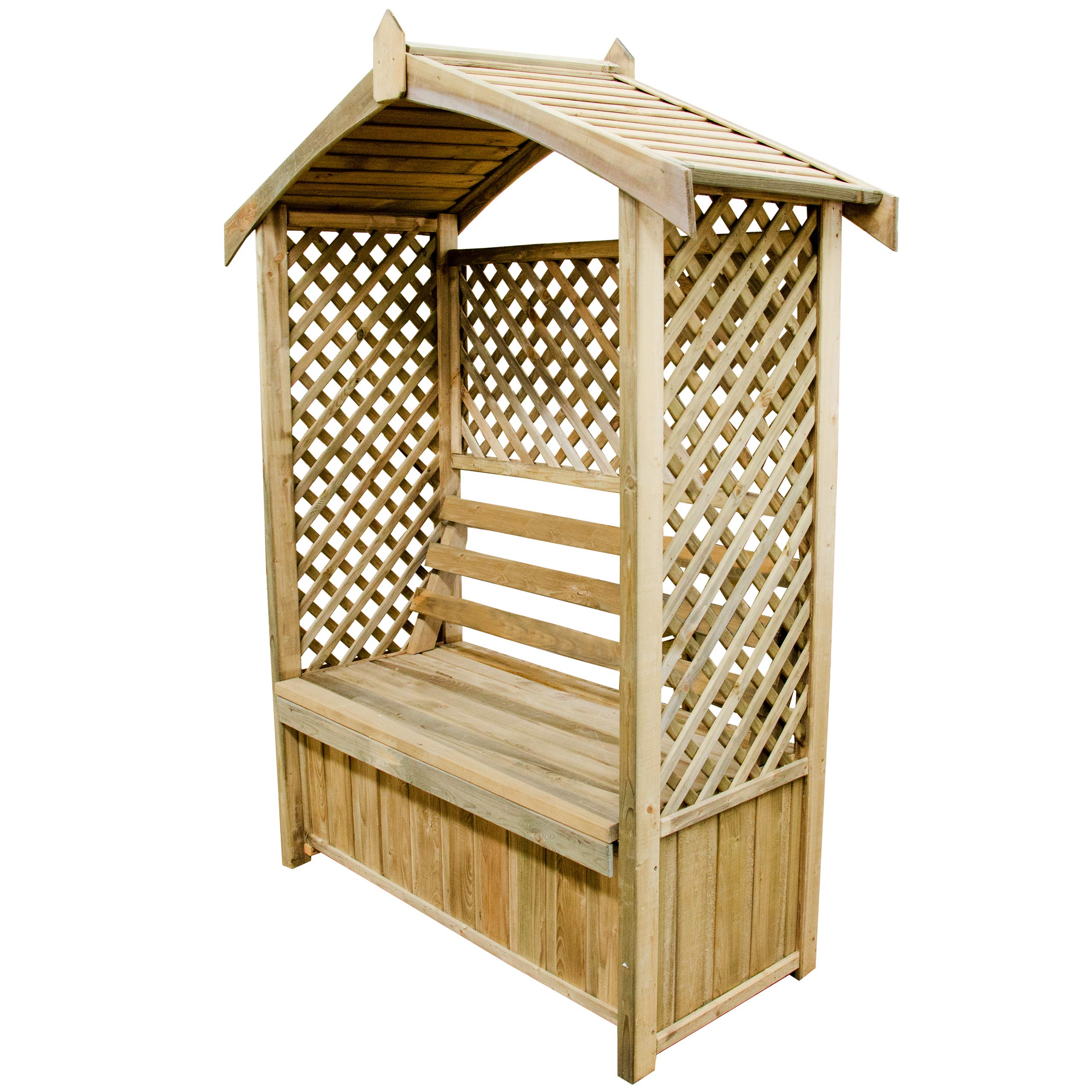 Forest Garden Forest Lyon Arbour, Pressure Treated, 6'5 x 5'11