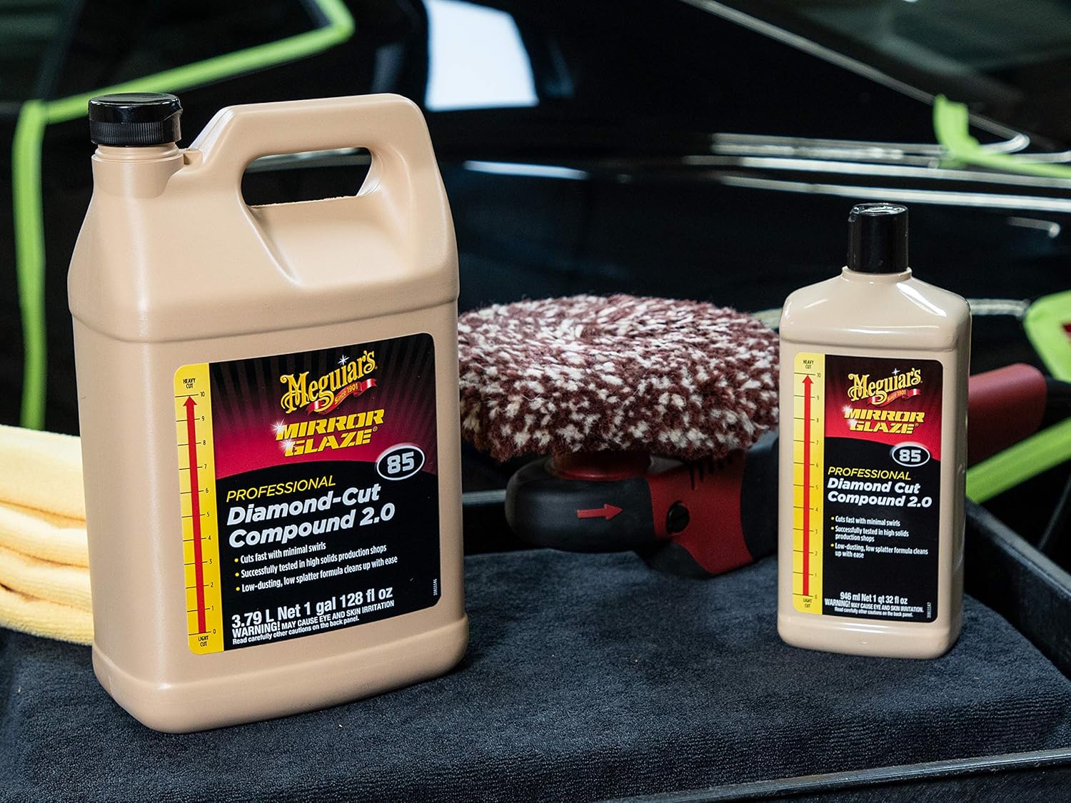 Meguiar's M8532 Mirror Glaze Diamond Cut Compound 2.0, 32 Fluid Ounces: Automotive
