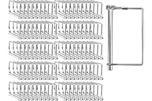 Harrier Hardware Square PTO Shaft Canopy Locking Pin, 5/16" x 4" inches, 100-Pack - High Carbon Steel, Rust Resistant - Ideal for Farming, Gardening, Trailer Couplers