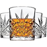 Lefonte Whiskey Glasses, Old Fashioned Whiskey Glasses, Drinking Glasses, Glass Cups, Cocktail Glasses, Set of 4