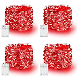 Dazzle Bright Fairy Lights Battery Operated, 4 Pack