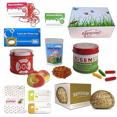 yagma Notfallpaket (Megasparpack - Mehr geht nicht! - 11 teilig - ideal als Geschenk für Freunde, Kollegen, Schüler, Studente