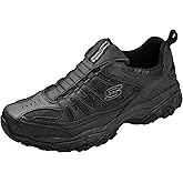 Skechers Men's After Burn M. Fit Wonted | Casual, Air-Cooled Memory Foam, Slip-On, Leather and Mesh Upper, No Tie Fit