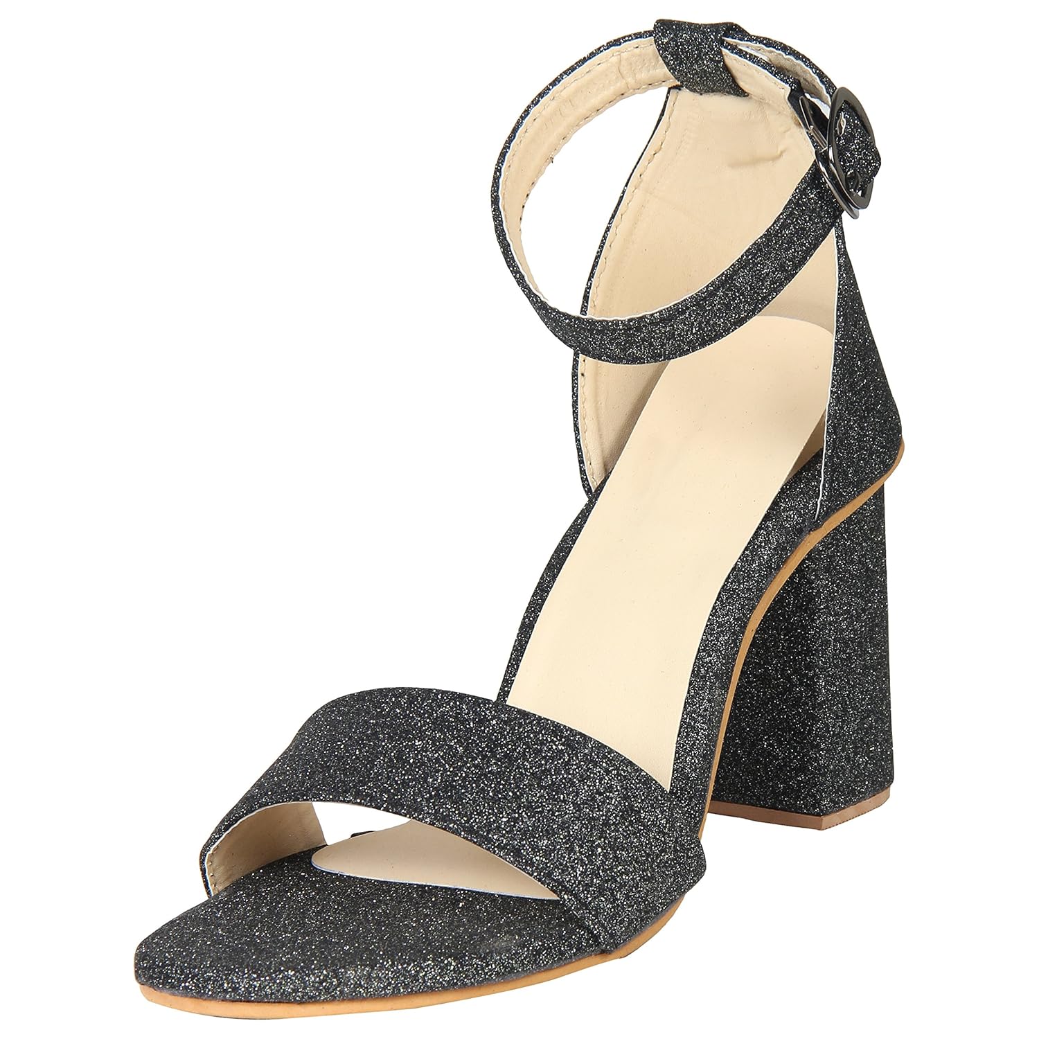 elegandra stylish block kittenn pump heels