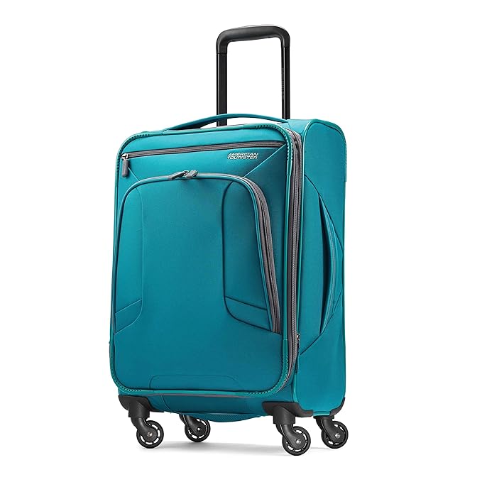 American Tourister 4 Kix Expandable Softside Luggage with Spinner Wheels