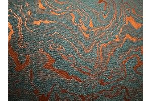 OctoRose 3 Side Zipper Upholstery Thick Jacquard-Blue Rust Mixeed, Twin SizeFuton Cover Sofa DayBed Mattress Slipcover (Jacquard-Blue, Twin Size)