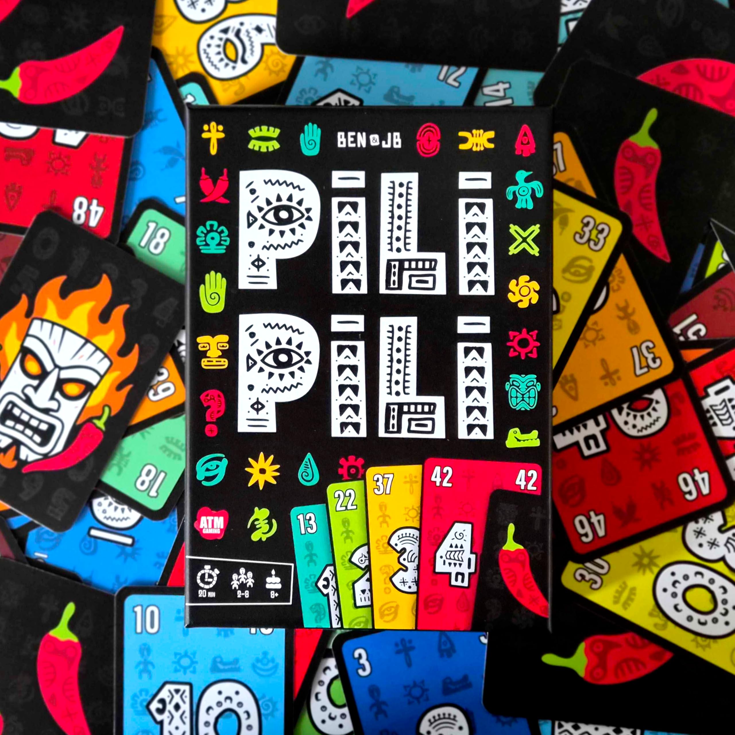 ATM Gaming PILI PILI – Gesellschaftsspiel – Gewinner des Großen Spielzeugpreises 2025 – Taktisches Stichkartenspiel – 2 bis 8 Spieler 5