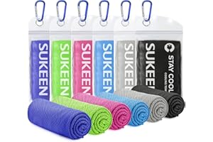 Sukeen Cooling Towel (40"x12") Bulk Ice Towel,Soft Breathable Chilly Towel,Microfiber Towel for Yoga,Sport,Running,Gym,Workout,Camping,Fitness,Workout & More Activities