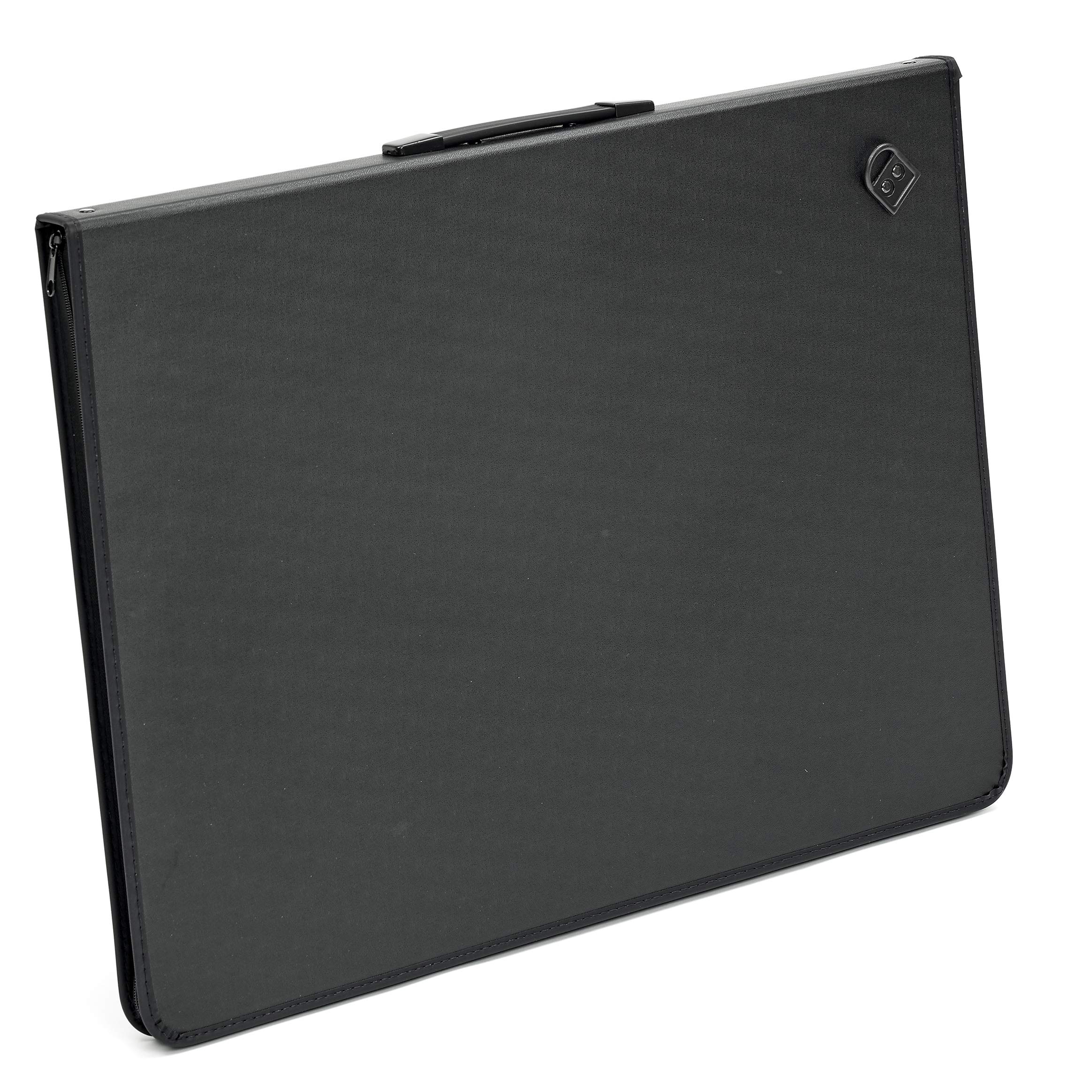 Techstyle A2 Premium Portfolio Case, Presentation Art & Graphic Carrying Case Including 5 x A2 Sleeves