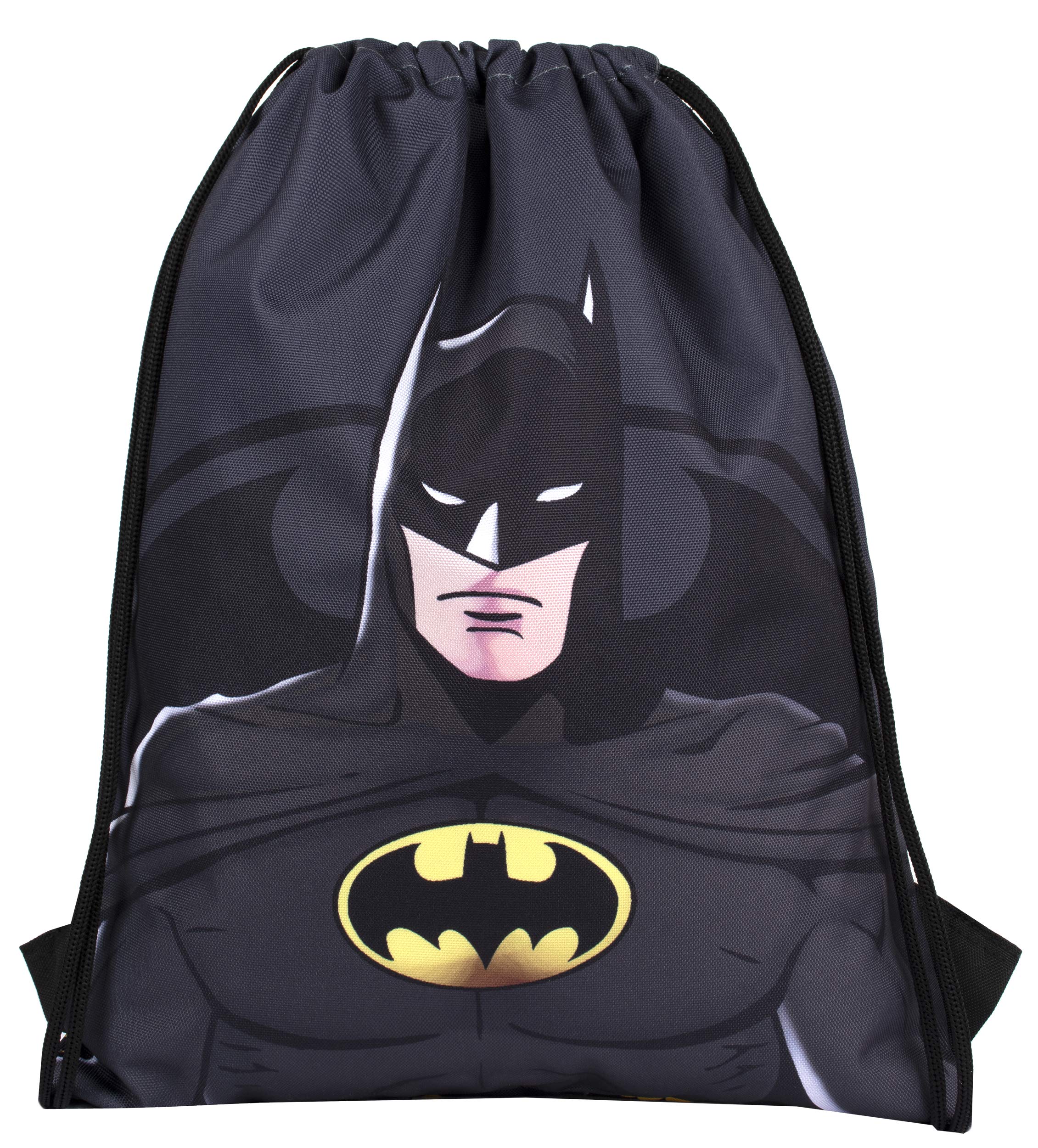 DC Comics - Kids Batman Drawstring Bag - School Bag for Kids - Official Merchandise Gift for Boys