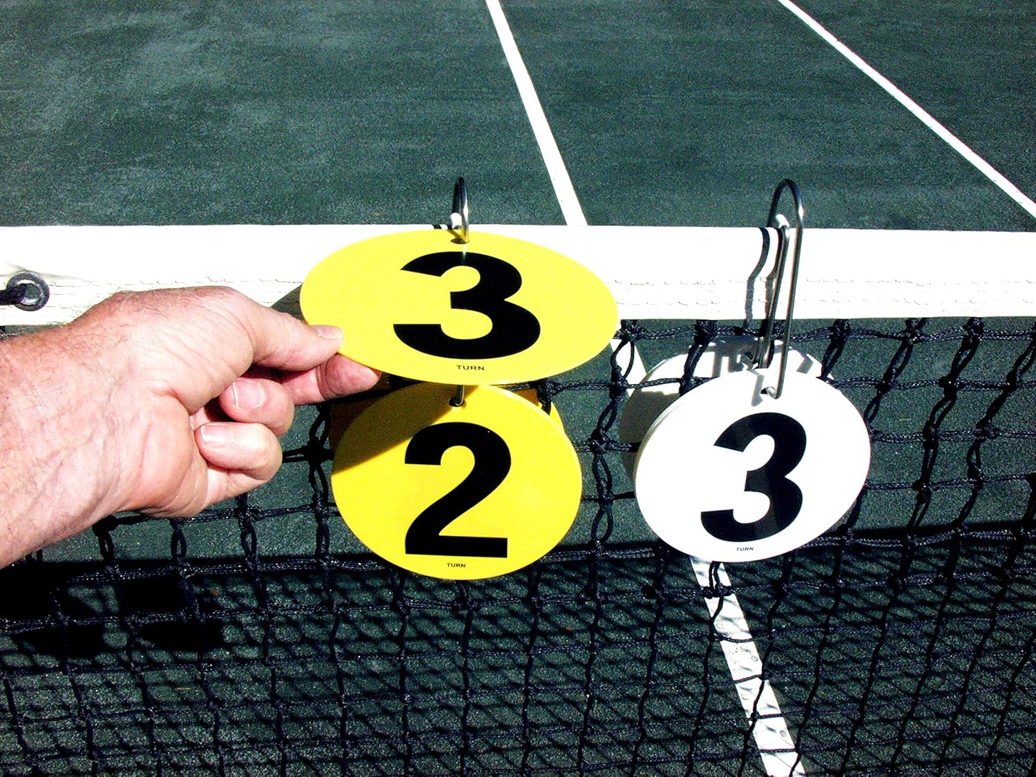 Tourna Portable Tennis Score Keeper, Fits Over Net : Sports & Outdoors