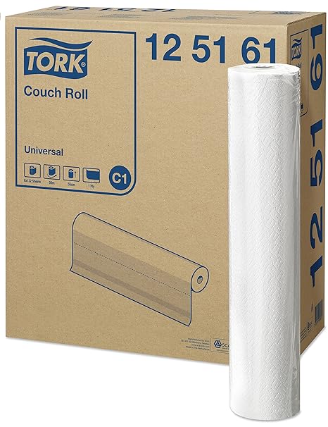 Buy 38 X 55 Cm Tork 125161 Couch Roll Universal 1 Ply Hygienic