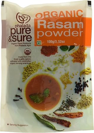 Pure & Sure Organic Powder, Rasam, 100g