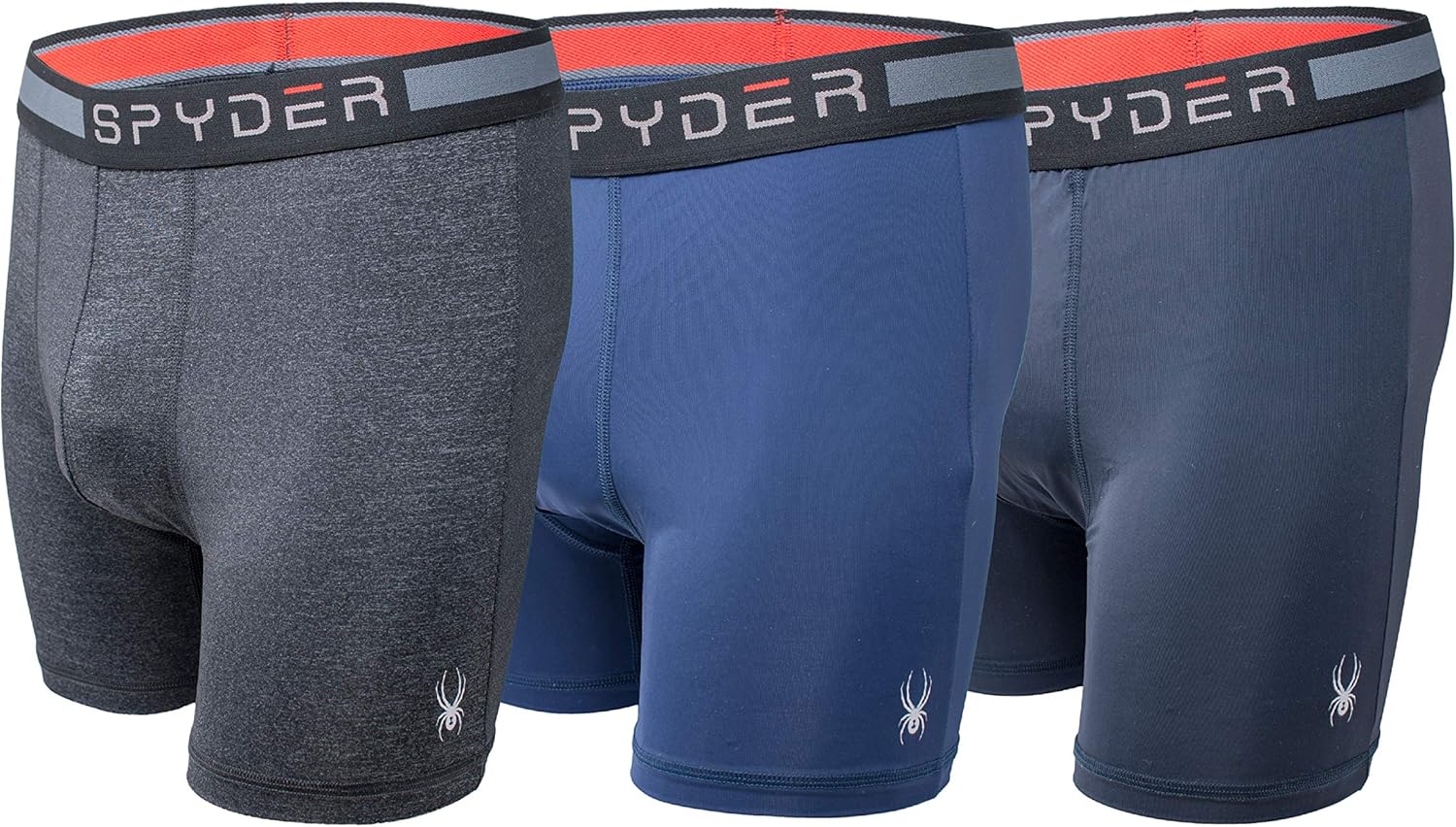 Spyder Mens Boxer Briefs Performance Sports Compression