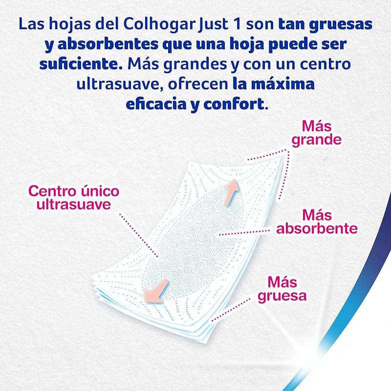 Colhogar just 1 7x6 - papel higiênico ultra absorvente e ultra suave - 5 camadas - branco