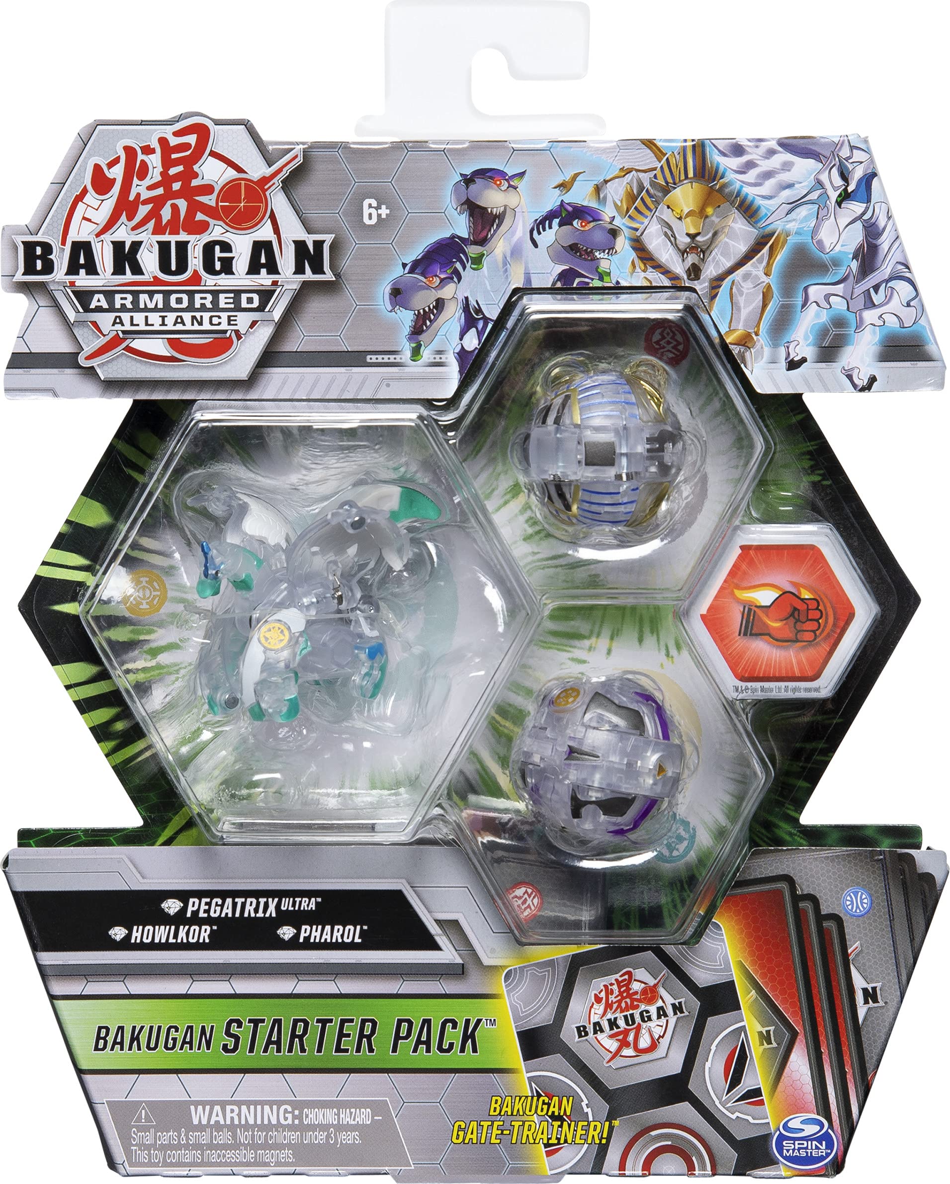 Bakugan Starter Pack 3 Pack Diamond Pegatrix Ultra Armored Alliance Collectible Action Figures Buy Online In India At Desertcart