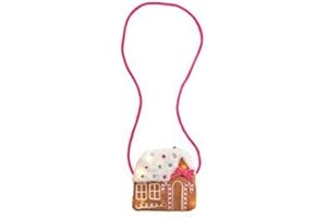 Mud Pie Girls Kids Christmas Light Up Purse, Brown, 5 1/2" x 5 3/4"