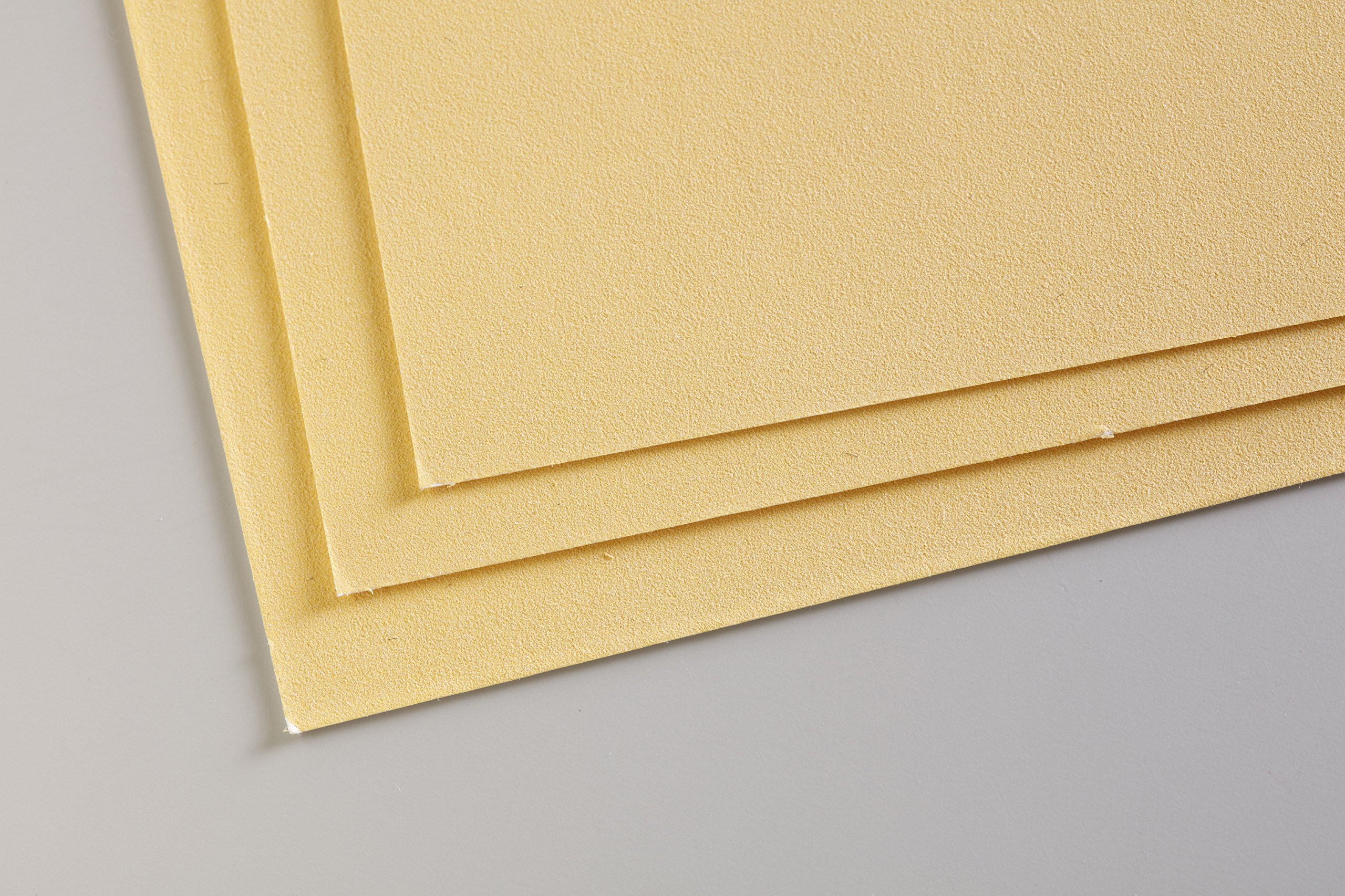 Clairefontaine - Ref 96022C - Pastelmat Card Sheets (Pack of 5 Sheets) - 360gsm Card - 50 x 70cm - Buttercup Colour - Specially Formulated For Use With Pastels