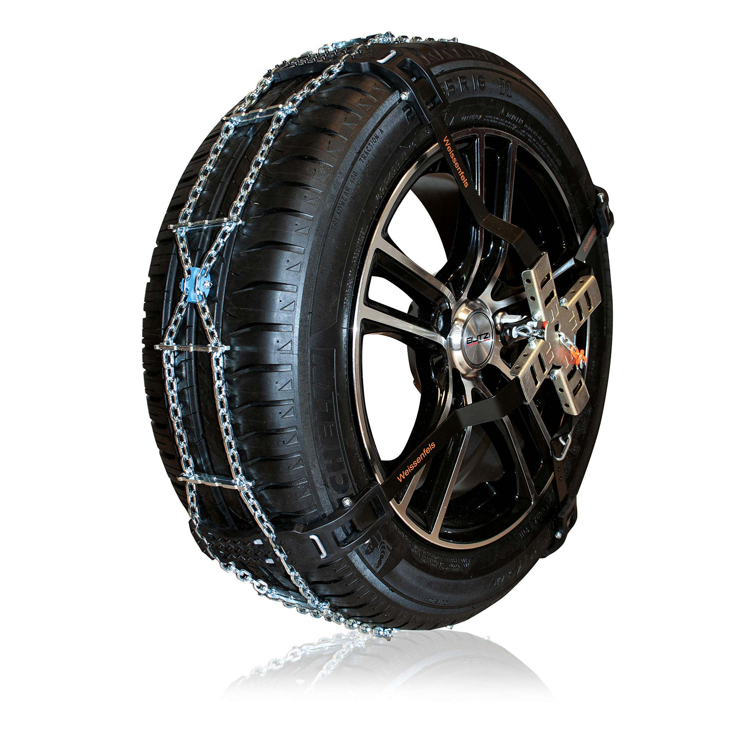 Weissenfels AUTOMATIC N890 Approved Snow Chains 1 Pair – Recommended for Medium and Large Cars, SUV and Crossover Vehicles, NM91N890STD