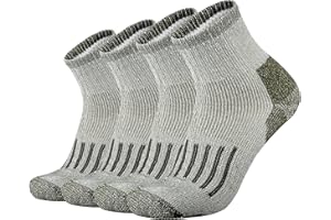 ONKE Merino Wool Low Cut Quarter Socks for Men Outdoor Trail Running Hiking Hiker All Season with Moisture Wicking Control