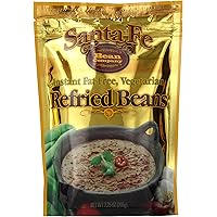 Santa Fe Bean Company Instant Fat Free Vegetarian Refried Beans 7.25-Ounce (Pack of 8) Instant Vegetarian Refried Beans…