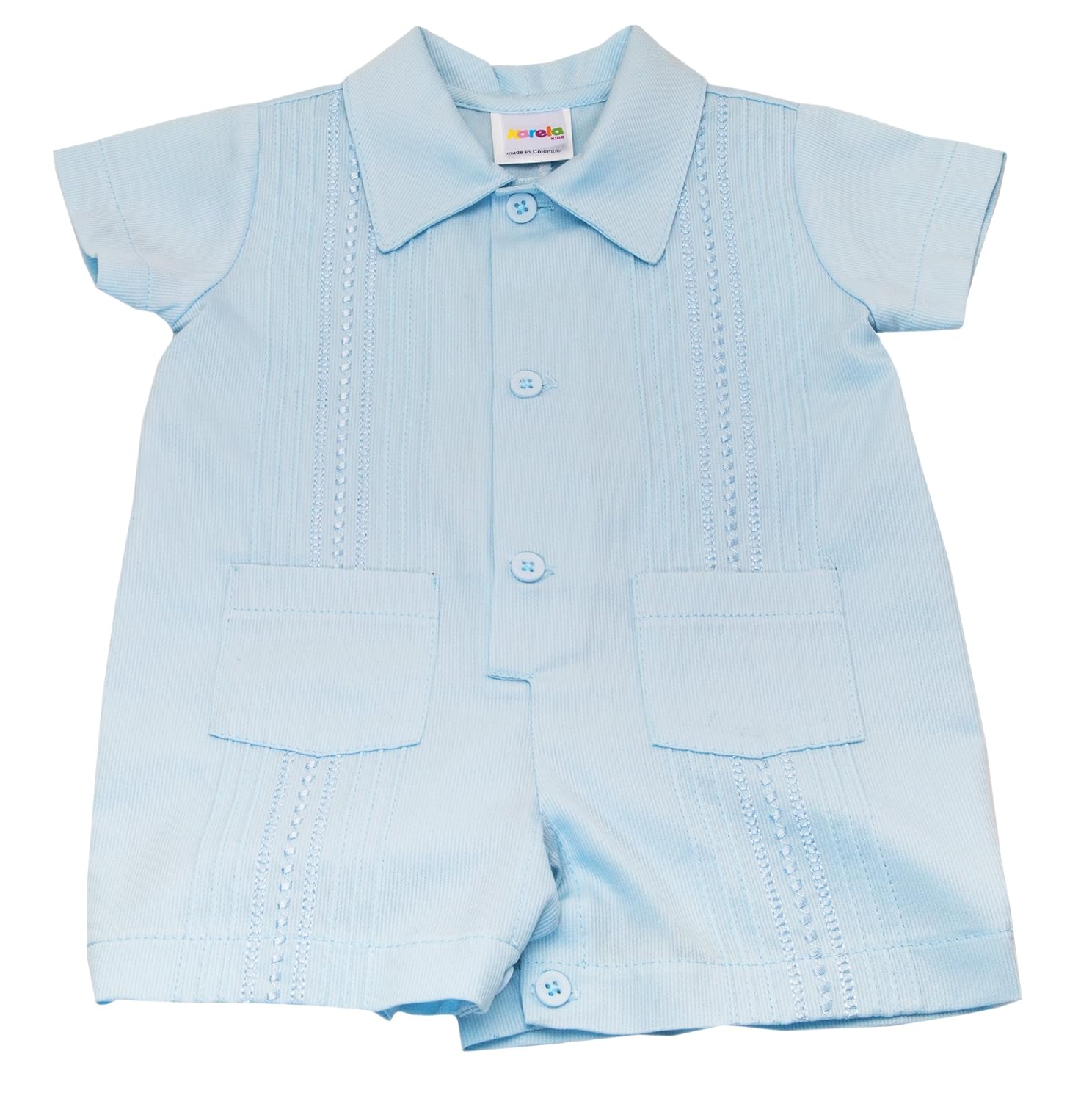 baby guayabera onesie