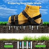 Bakulala Lawn Aerator Shoes with 2 Inch Spikes and Stainless Shovel view 2
