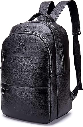 leather backpack 15 inch laptop