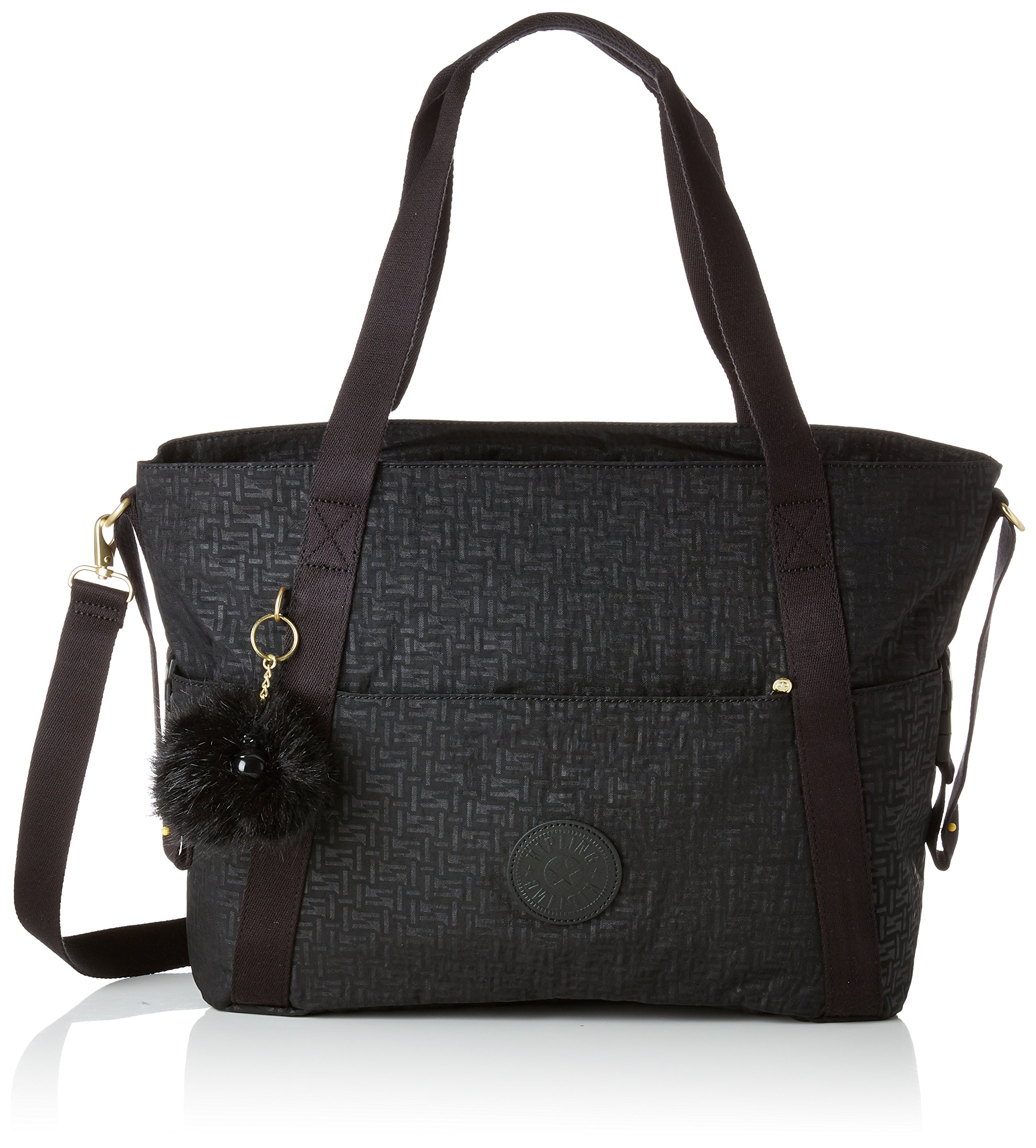 Kipling LITTLE HEART School Bag, 50 cm, 19 liters, Black (Black Pylon Emb)