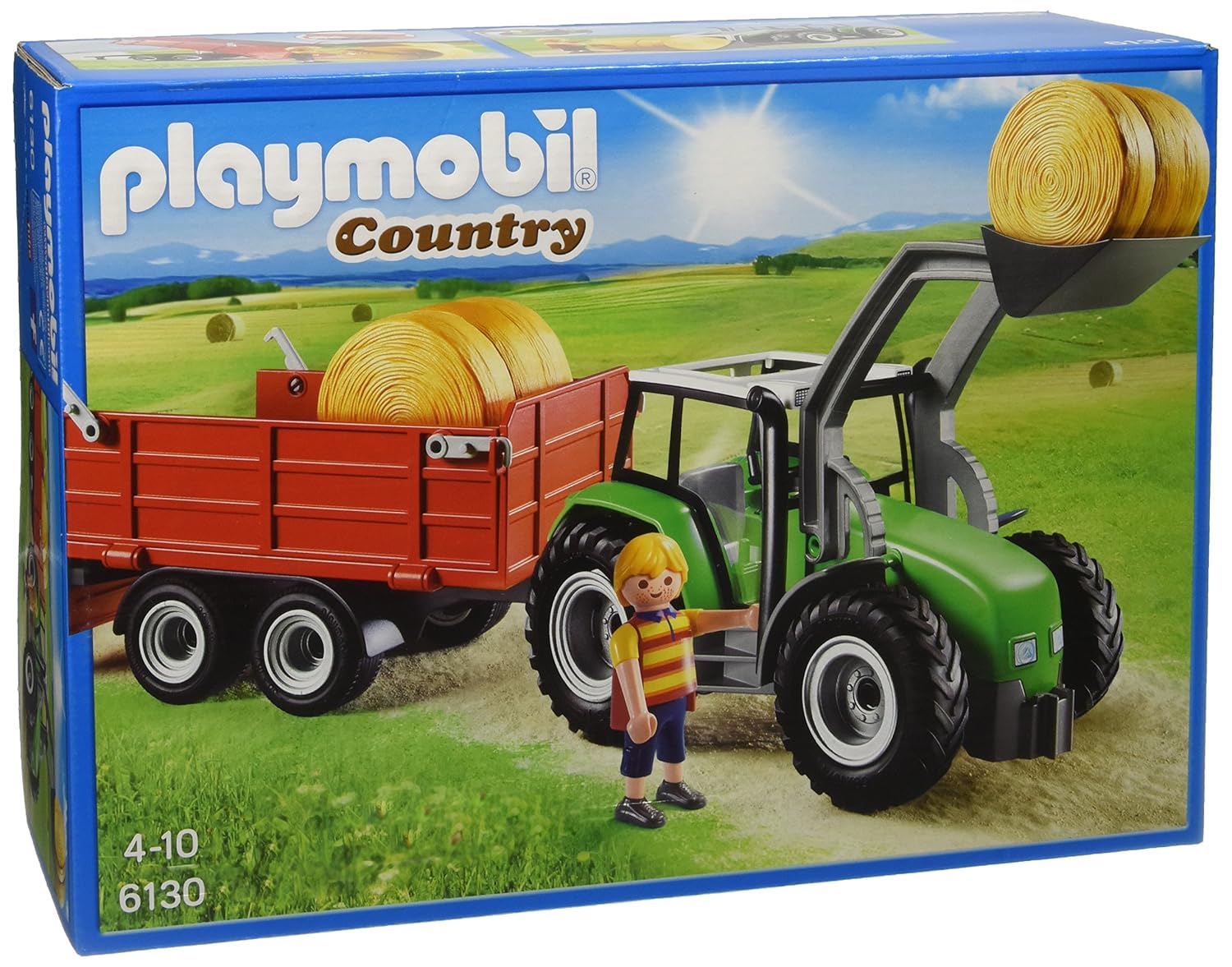 Playmobil Tractor con tráiler