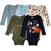 Gerber Baby Boys' 5-Pack Long-Sleeve Onesies Bodysuit