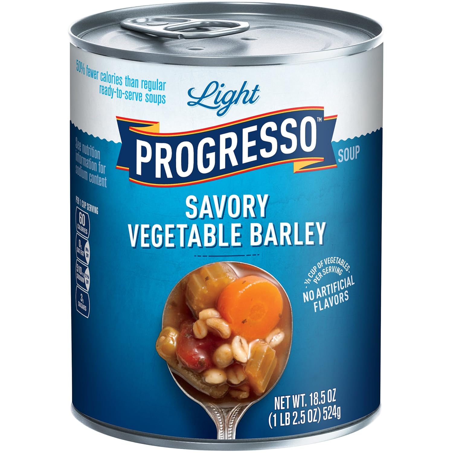 Progresso Light Soup, Savory Vegetable Barley, 18.5Ounce