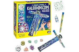 Creativity for Kids Magic Swirl Kaleidoscope Kit - Make Your Own Kaleidoscope for Kids, STEM Toys (Ages 6+)