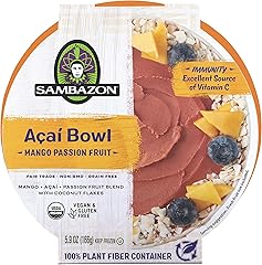 Sambazon Mango Passion Fruit Açaí Bowl, 5.9 Ounce