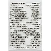 Hero Arts CM673 Everyday Sentiment Strips