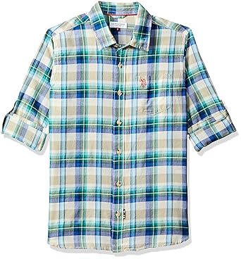 Baby Boys Checkered Regular fit Shirt