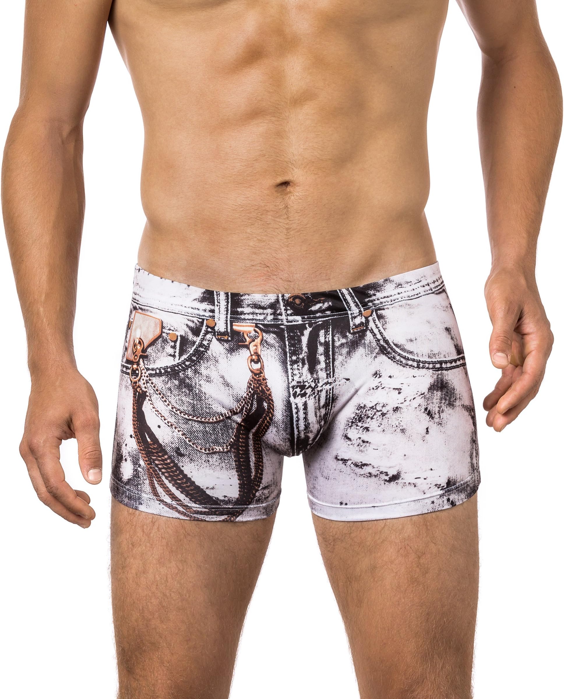 Xuba Men's Swimming Briefs Brown Bronze