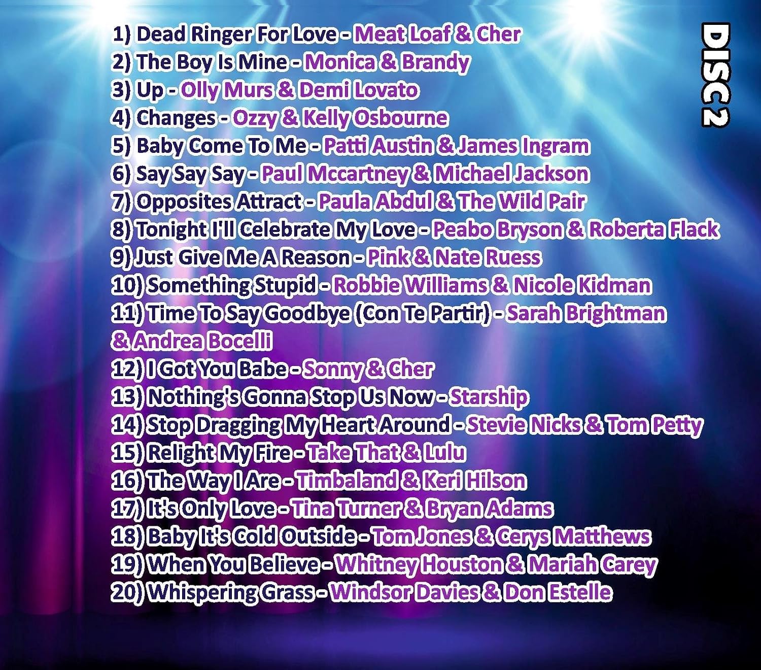 Mr Entertainer Big Karaoke Hits of R&B - Double CD+G (CDG) Pack. 40 Top Songs - Image 4