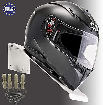 motorcycle with helmet storage