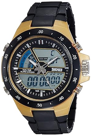Cardinal Analogue-Digital Black Dial Mens Watch (1016Gold_10)