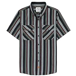 Dubinik® Mens Short Sleeve Button Down Mens Button