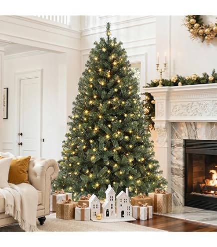 Amazon.com: Sunnyglade 6Ft Premium Artificial Christmas Tree