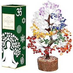 Crocon Seven Chakra Gemstone Tree Feng Shui