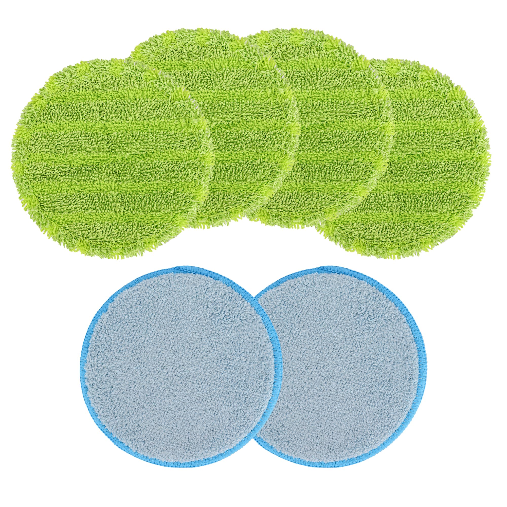 Photo 1 of Electric Mop Pads, 6.3inch Floor Cleaning Round Spin Mop Pads for Electric Mop, 6.3inch Round Electric Mop Pads(6 Pack)