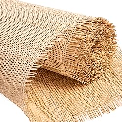 18" Width Square Rattan Cane Webbing Roll 3 Feet