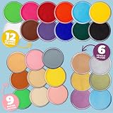 Blue Squid Metallic Blue Face Paint 30g Professional Water-Based view 5