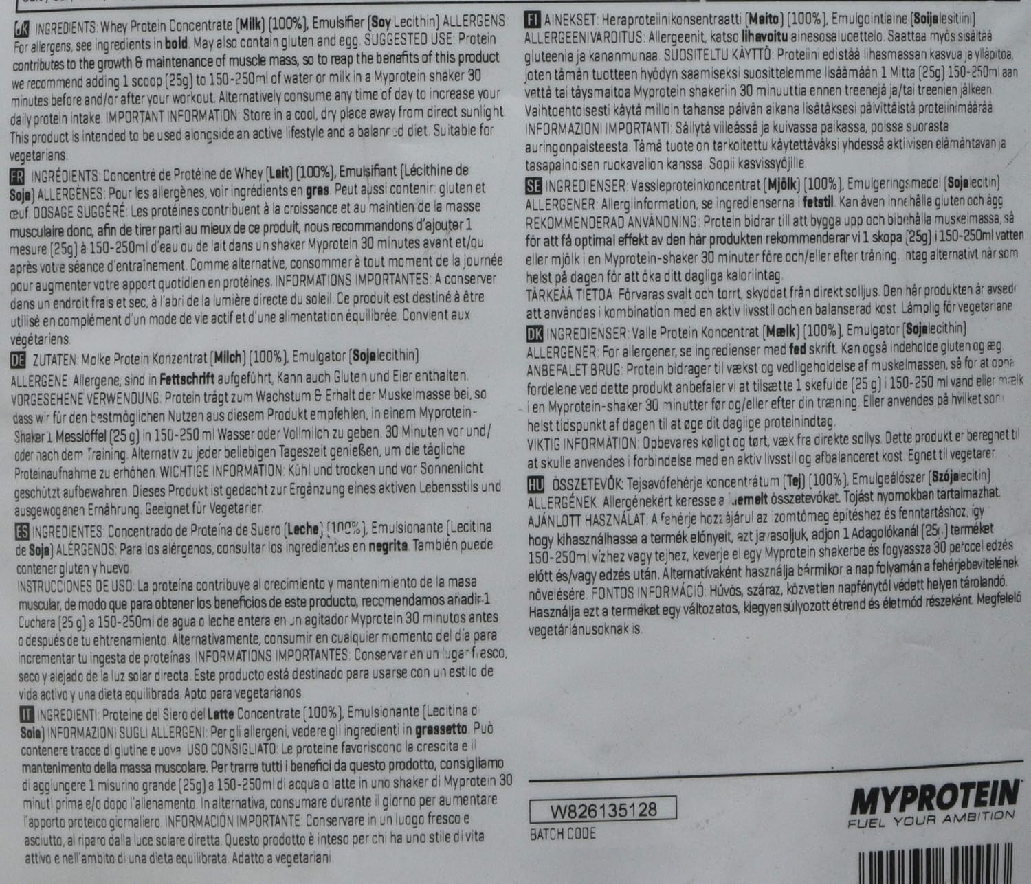 MyProtein Impact Whey Proteína de Suero - 1000 gr: Amazon.es: Salud y cuidado personal