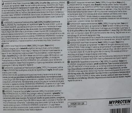 MyProtein Impact Whey Proteína de Suero - 1000 gr: Amazon.es: Salud y cuidado personal