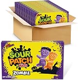 SOUR PATCH KIDS Zombie Soft &amp; Chewy Gummy Halloween Candy, 12 Boxes | Orange &amp; Purple, Bulk Candy, Trick or Treat Boxes